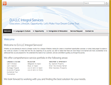 Tablet Screenshot of dj-llcintegralservices.com